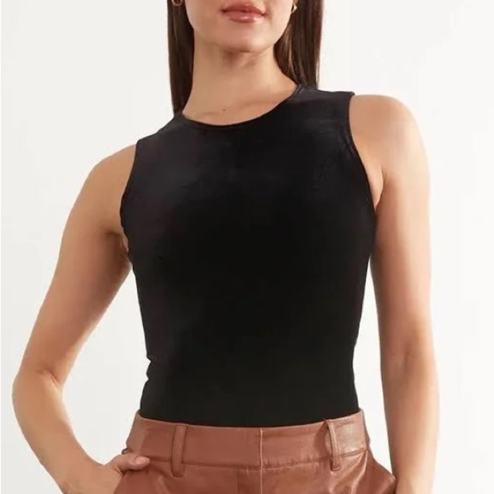 Commando Velvet Black Bodysuit